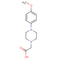 169155-70-8 2-[4-(4-methoxyphenyl)piperazin-1-yl]acetic acid chemical structure