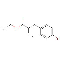 189762-11-6 ethyl 3-(4-bromophenyl)-2-methylpropanoate chemical structure