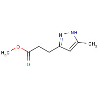 1124151-97-8 methyl 3-(5-methyl-1H-pyrazol-3-yl)propanoate chemical structure