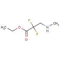 1346597-51-0 ethyl 2,2-difluoro-3-(methylamino)propanoate chemical structure