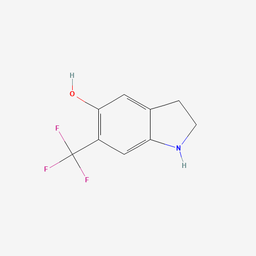 200711-19-9 6-(trifluoromethyl)-2,3-dihydro-1H-indol-5-ol chemical structure
