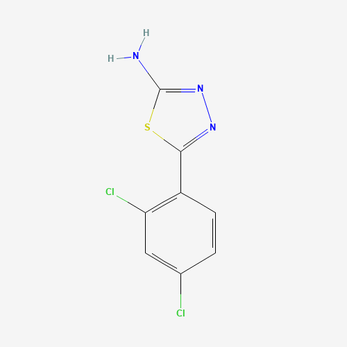 28004-63-9 5-(2,4-dichlorophenyl)-1,3,4-thiadiazol-2-amine chemical structure