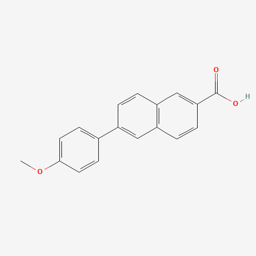 132292-17-2 6-(4-methoxyphenyl)naphthalene-2-carboxylic acid chemical structure
