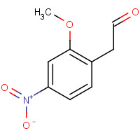 309933-59-3 2-(2-methoxy-4-nitrophenyl)acetaldehyde chemical structure