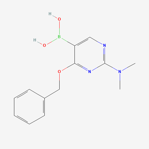 205672-21-5 [2-(dimethylamino)-4-phenylmethoxypyrimidin-5-yl]boronic acid chemical structure