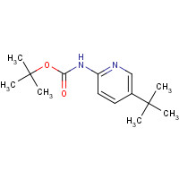 1217417-46-3 tert-butyl N-(5-tert-butylpyridin-2-yl)carbamate chemical structure