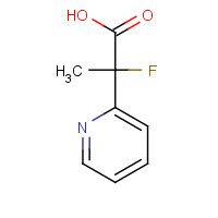 1190615-18-9 2-fluoro-2-pyridin-2-ylpropanoic acid chemical structure