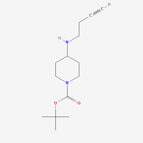 1463501-74-7 tert-butyl 4-(but-3-ynylamino)piperidine-1-carboxylate chemical structure
