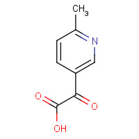 126118-67-0 2-(6-methylpyridin-3-yl)-2-oxoacetic acid chemical structure