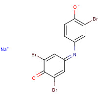 123520-73-0 sodium;2-bromo-4-[(3,5-dibromo-4-oxocyclohexa-2,5-dien-1-ylidene)amino]phenolate chemical structure