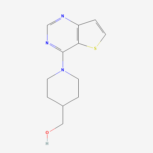 910037-26-2 (1-thieno[3,2-d]pyrimidin-4-ylpiperidin-4-yl)methanol chemical structure