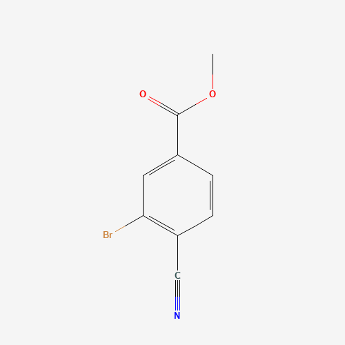 942598-44-9 methyl 3-bromo-4-cyanobenzoate chemical structure