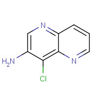 930276-73-6 4-chloro-1,5-naphthyridin-3-amine chemical structure