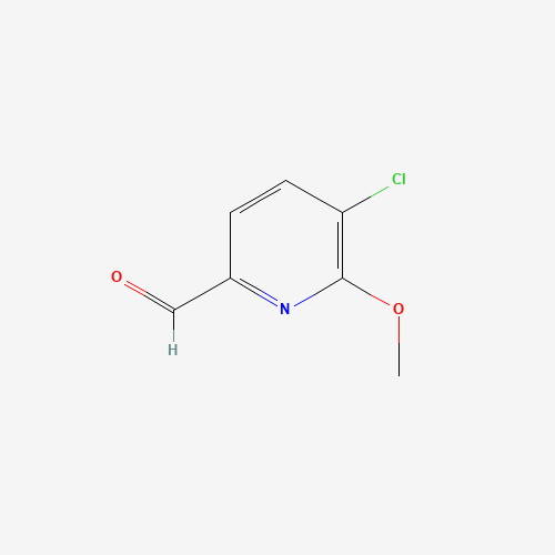 1211527-87-5 5-chloro-6-methoxypyridine-2-carbaldehyde chemical structure