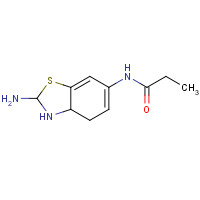 1225373-35-2 N-(2-amino-2,3,3a,4-tetrahydro-1,3-benzothiazol-6-yl)propanamide chemical structure