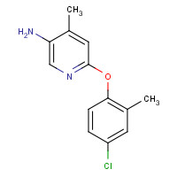 224187-29-5 6-(4-chloro-2-methylphenoxy)-4-methylpyridin-3-amine chemical structure