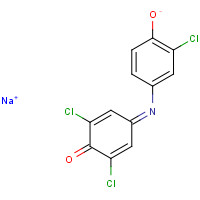 6273-47-8 sodium;2-chloro-4-[(3,5-dichloro-4-oxocyclohexa-2,5-dien-1-ylidene)amino]phenolate chemical structure