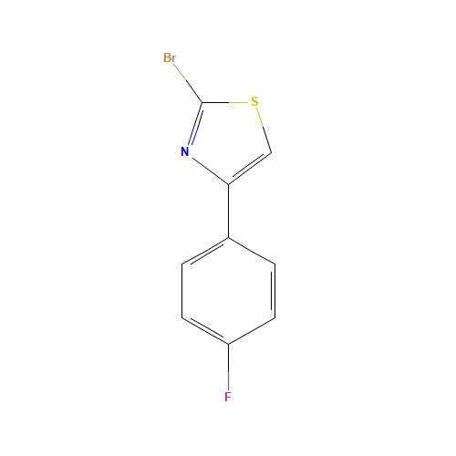 412923-44-5 2-bromo-4-(4-fluorophenyl)-1,3-thiazole chemical structure