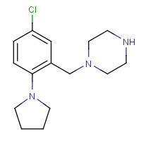 1446818-75-2 1-[(5-chloro-2-pyrrolidin-1-ylphenyl)methyl]piperazine chemical structure