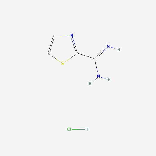 247037-82-7 1,3-thiazole-2-carboximidamide;hydrochloride chemical structure