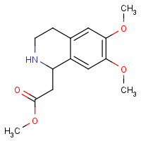 263570-28-1 methyl 2-(6,7-dimethoxy-1,2,3,4-tetrahydroisoquinolin-1-yl)acetate chemical structure