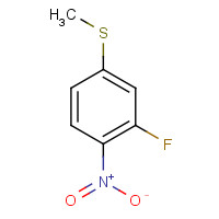 1025509-81-2 2-fluoro-4-methylsulfanyl-1-nitrobenzene chemical structure