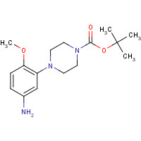 148546-91-2 tert-butyl 4-(5-amino-2-methoxyphenyl)piperazine-1-carboxylate chemical structure