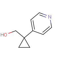 858035-96-8 (1-pyridin-4-ylcyclopropyl)methanol chemical structure