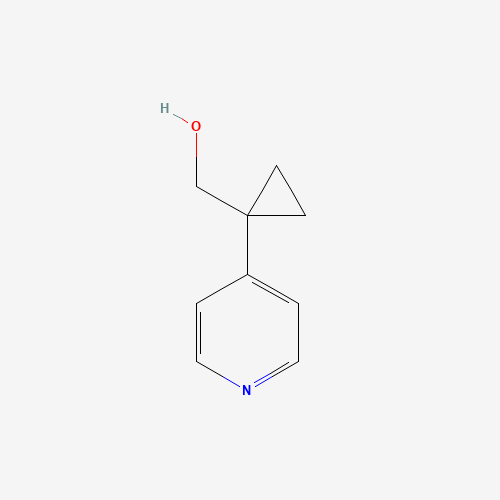 858035-96-8 (1-pyridin-4-ylcyclopropyl)methanol chemical structure