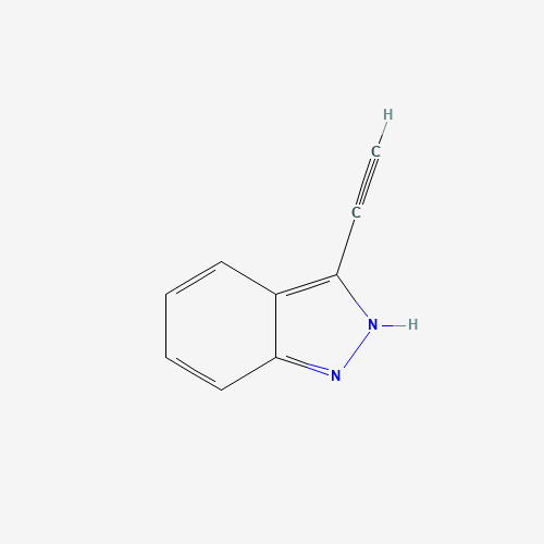 1383705-71-2 3-ethynyl-2H-indazole chemical structure