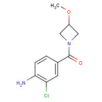 1400287-08-2 (4-amino-3-chlorophenyl)-(3-methoxyazetidin-1-yl)methanone chemical structure