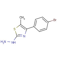 886494-27-5 [4-(4-bromophenyl)-5-methyl-1,3-thiazol-2-yl]hydrazine chemical structure