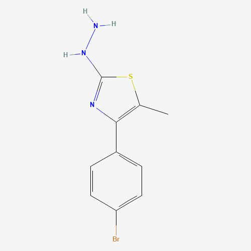 886494-27-5 [4-(4-bromophenyl)-5-methyl-1,3-thiazol-2-yl]hydrazine chemical structure