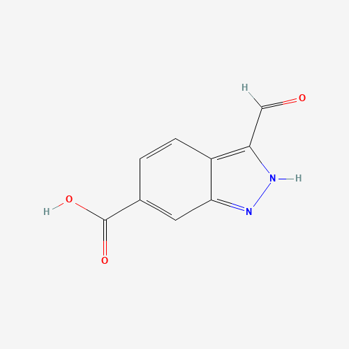 319474-35-6 3-formyl-2H-indazole-6-carboxylic acid chemical structure