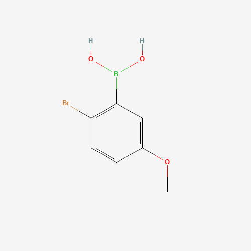 89694-44-0 (2-bromo-5-methoxyphenyl)boronic acid chemical structure