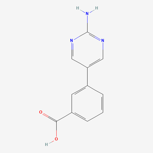 914349-45-4 3-(2-aminopyrimidin-5-yl)benzoic acid chemical structure