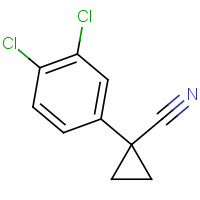 124276-57-9 1-(3,4-dichlorophenyl)cyclopropane-1-carbonitrile chemical structure