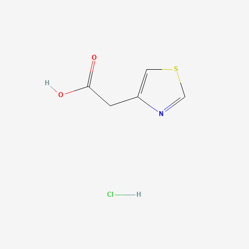 1225286-62-3 2-(1,3-thiazol-4-yl)acetic acid;hydrochloride chemical structure