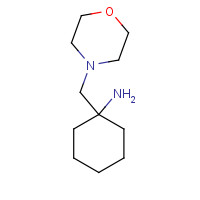 883545-37-7 1-(morpholin-4-ylmethyl)cyclohexan-1-amine chemical structure