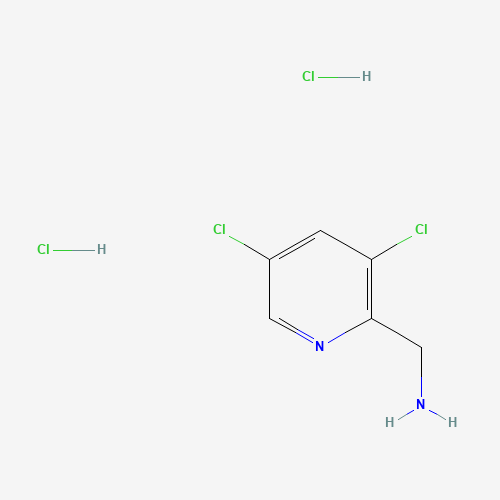 1168139-51-2 (3,5-dichloropyridin-2-yl)methanamine;dihydrochloride chemical structure
