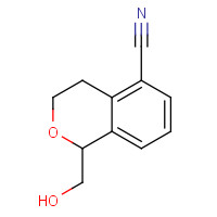 1255207-76-1 1-(hydroxymethyl)-3,4-dihydro-1H-isochromene-5-carbonitrile chemical structure