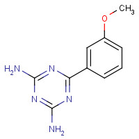 186835-00-7 6-(3-methoxyphenyl)-1,3,5-triazine-2,4-diamine chemical structure