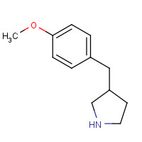 1003561-92-9 3-[(4-methoxyphenyl)methyl]pyrrolidine chemical structure