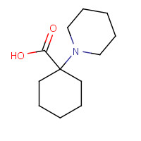 898379-76-5 1-piperidin-1-ylcyclohexane-1-carboxylic acid chemical structure