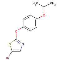 903886-65-7 5-bromo-2-(4-propan-2-yloxyphenoxy)-1,3-thiazole chemical structure