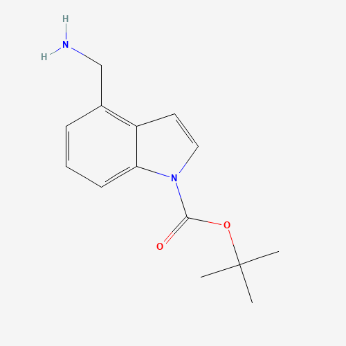887584-07-8 tert-butyl 4-(aminomethyl)indole-1-carboxylate chemical structure