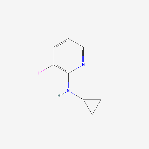 214074-22-3 N-cyclopropyl-3-iodopyridin-2-amine chemical structure