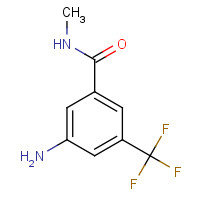 641570-98-1 3-amino-N-methyl-5-(trifluoromethyl)benzamide chemical structure