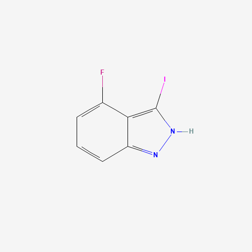 518990-32-4 4-fluoro-3-iodo-2H-indazole chemical structure