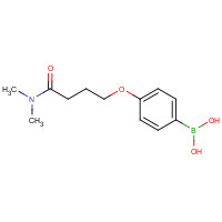 1350317-23-5 [4-[4-(dimethylamino)-4-oxobutoxy]phenyl]boronic acid chemical structure